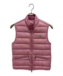 MONCLER（モンクレール）の古着「ダウンベスト」｜ピンク