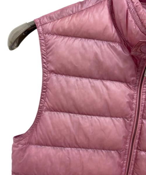 MONCLER（モンクレール）MONCLER (モンクレール) ダウンベスト ピンクの古着・服飾アイテム