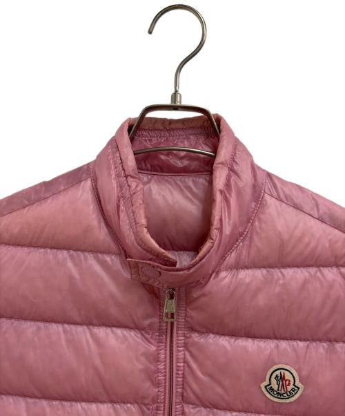 MONCLER（モンクレール）MONCLER (モンクレール) ダウンベスト ピンクの古着・服飾アイテム