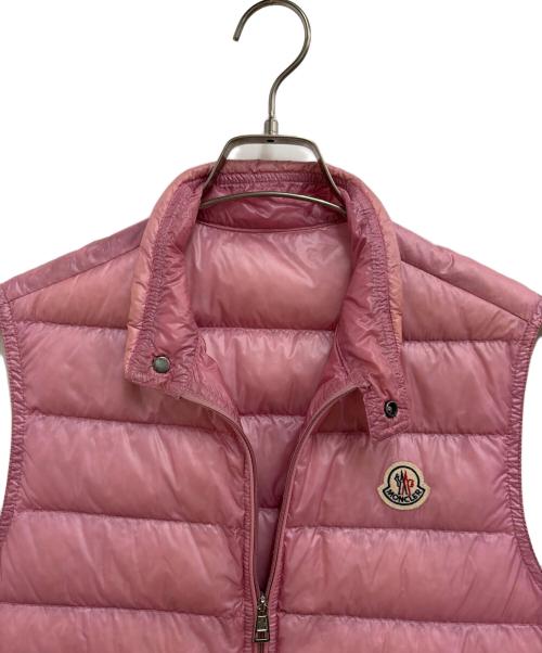 MONCLER（モンクレール）MONCLER (モンクレール) ダウンベスト ピンクの古着・服飾アイテム