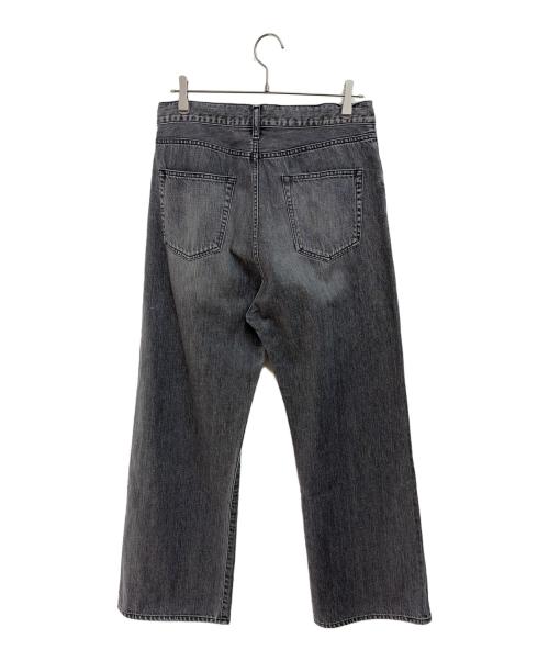Whim Gazette（ウィムガゼット）Whim Gazette (ウィムガゼット) ドロストデニムパンツ グレー サイズ:38の古着・服飾アイテム