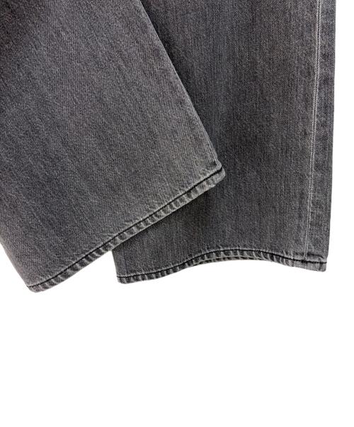 Whim Gazette（ウィムガゼット）Whim Gazette (ウィムガゼット) ドロストデニムパンツ グレー サイズ:38の古着・服飾アイテム