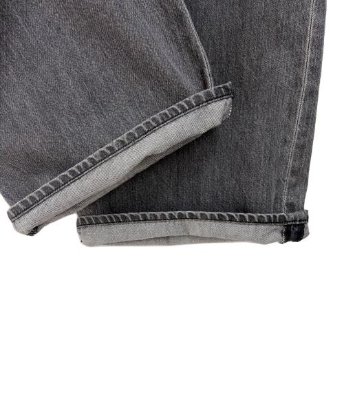 Whim Gazette（ウィムガゼット）Whim Gazette (ウィムガゼット) ドロストデニムパンツ グレー サイズ:38の古着・服飾アイテム