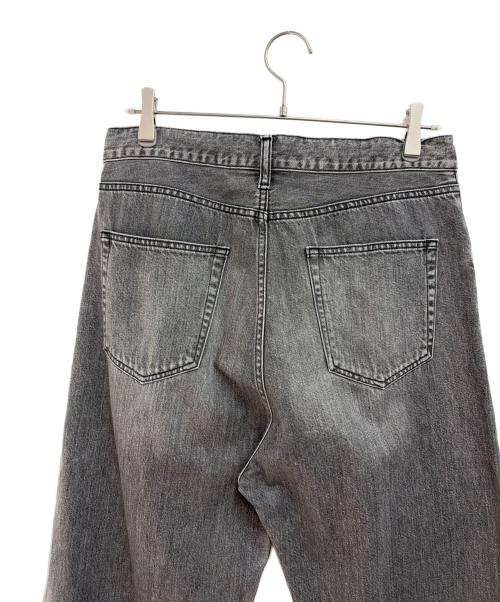 Whim Gazette（ウィムガゼット）Whim Gazette (ウィムガゼット) ドロストデニムパンツ グレー サイズ:38の古着・服飾アイテム