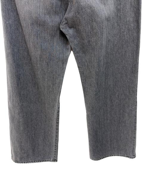 Whim Gazette（ウィムガゼット）Whim Gazette (ウィムガゼット) ドロストデニムパンツ グレー サイズ:38の古着・服飾アイテム