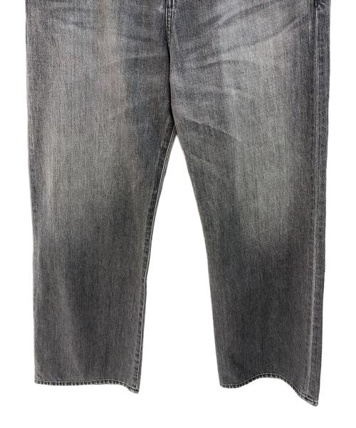 Whim Gazette（ウィムガゼット）Whim Gazette (ウィムガゼット) ドロストデニムパンツ グレー サイズ:38の古着・服飾アイテム