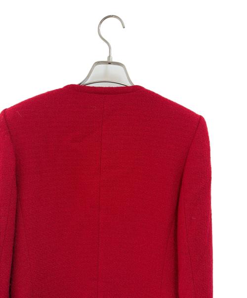 Burberry's PRORSUM（バーバリー・プローサム）Burberry's PRORSUM (バーバリー・プローサム) 金ボタンウールジャケット レッド サイズ:5の古着・服飾アイテム