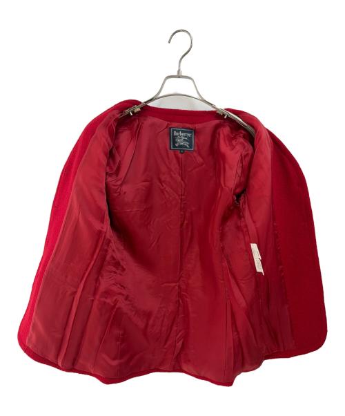 Burberry's PRORSUM（バーバリー・プローサム）Burberry's PRORSUM (バーバリー・プローサム) 金ボタンウールジャケット レッド サイズ:5の古着・服飾アイテム