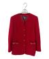 Burberry's PRORSUM（バーバリー・プローサム）の古着「金ボタンウールジャケット」｜レッド