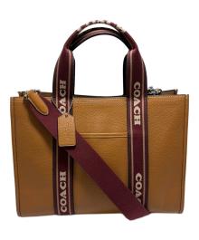 COACH（コーチ）の古着「2WAYハンドバッグ」｜ブラウン系