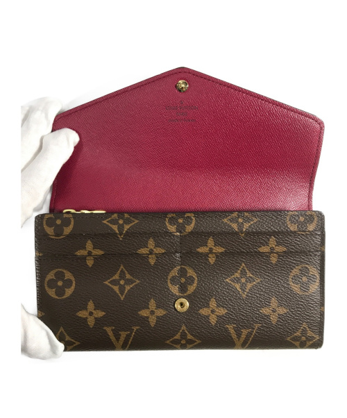 LOUIS VUITTON（ルイ ヴィトン）LOUIS VUITTON (ルイヴィトン) NEWポルトフォイユ・サラ フューシャ  M62234 MI4109の古着・服飾アイテム