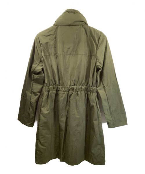 MONCLER（モンクレール）MONCLER (モンクレール) ドローストリングナイロンコート グリーンの古着・服飾アイテム