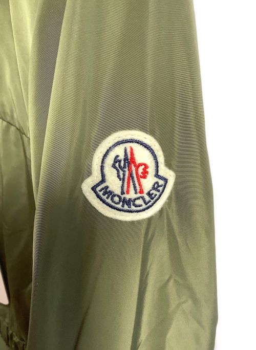 MONCLER（モンクレール）MONCLER (モンクレール) ドローストリングナイロンコート グリーンの古着・服飾アイテム