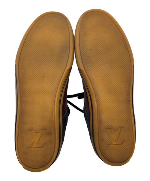 LOUIS VUITTON（ルイ ヴィトン）LOUIS VUITTON (ルイ ヴィトン) ローカットスニーカー ブラック×ボルドー サイズ:US8.5の古着・服飾アイテム