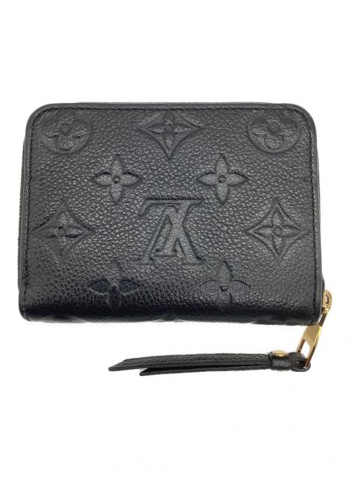 LOUIS VUITTON（ルイ ヴィトン）LOUIS VUITTON (ルイ ヴィトン) モノグラム アンプラント ジッピー コインパース ノワールの古着・服飾アイテム
