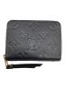 LOUIS VUITTON（ルイ ヴィトン）の古着「モノグラム アンプラント ジッピー コインパース」｜ノワール