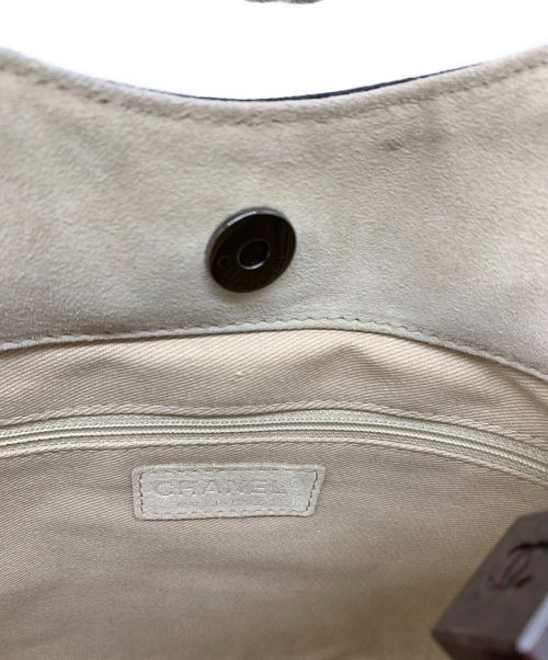 CHANEL（シャネル）CHANEL (シャネル) フィッシュネットトートバッグ ブラックの古着・服飾アイテム