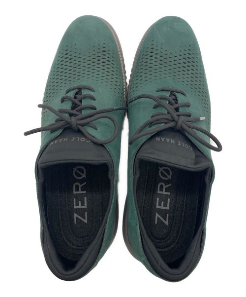 COLE HAAN（コールハーン）COLE HAAN (コールハーン) ゼログランドレーザ ウィングオックスフォードラインド グリーン サイズ:8Mの古着・服飾アイテム