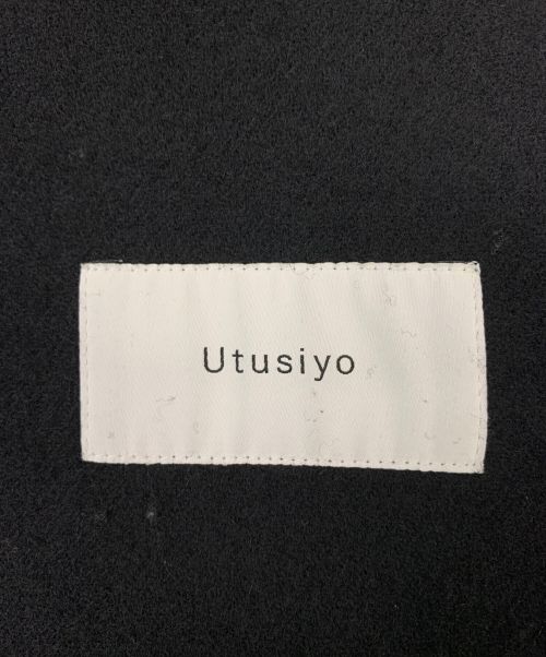 Utusiyo（ウツシヨ）Utusiyo (ウツシヨ) ロングコート ブラック サイズ:Mの古着・服飾アイテム