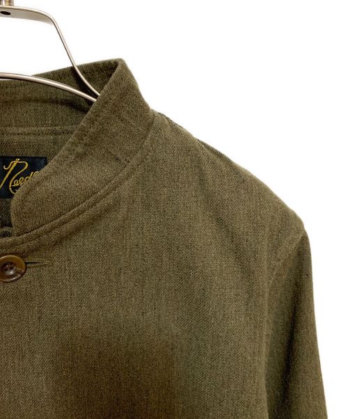 Needles（ニードルズ）Needles (ニードルズ) ノーカラーウールジャケット カーキ サイズ:Sの古着・服飾アイテム