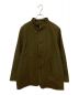 Needles（ニードルズ）の古着「ノーカラーウールジャケット」｜カーキ
