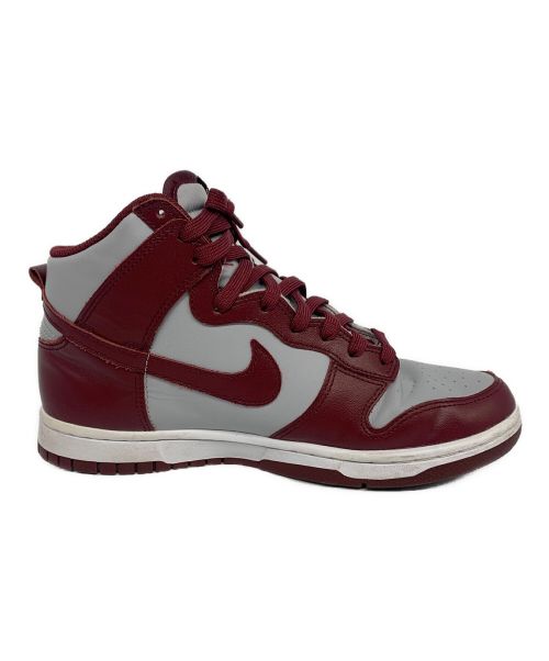 NIKE（ナイキ）NIKE (ナイキ) DUNK HIGH RETRO ボルドー×グレー サイズ:US8の古着・服飾アイテム