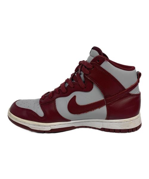 NIKE（ナイキ）NIKE (ナイキ) DUNK HIGH RETRO ボルドー×グレー サイズ:US8の古着・服飾アイテム