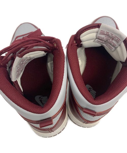 NIKE（ナイキ）NIKE (ナイキ) DUNK HIGH RETRO ボルドー×グレー サイズ:US8の古着・服飾アイテム