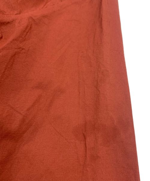 AURALEE（オーラリー）AURALEE (オーラリー) SELVEDGE WEATHER CLOTH LONGSHIRT DRESS オレンジ サイズ:1の古着・服飾アイテム