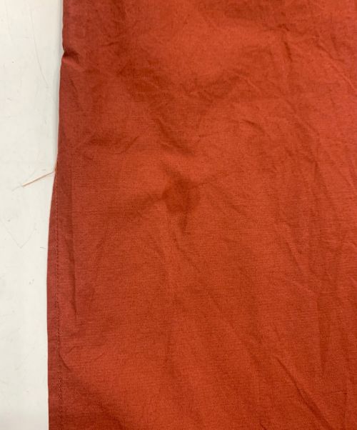 AURALEE（オーラリー）AURALEE (オーラリー) SELVEDGE WEATHER CLOTH LONGSHIRT DRESS オレンジ サイズ:1の古着・服飾アイテム
