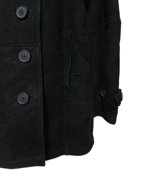 Georgia（ジョージア）GEORGIA (ジョージア) リアルムートンコート ブラック サイズ:Mの古着・服飾アイテム