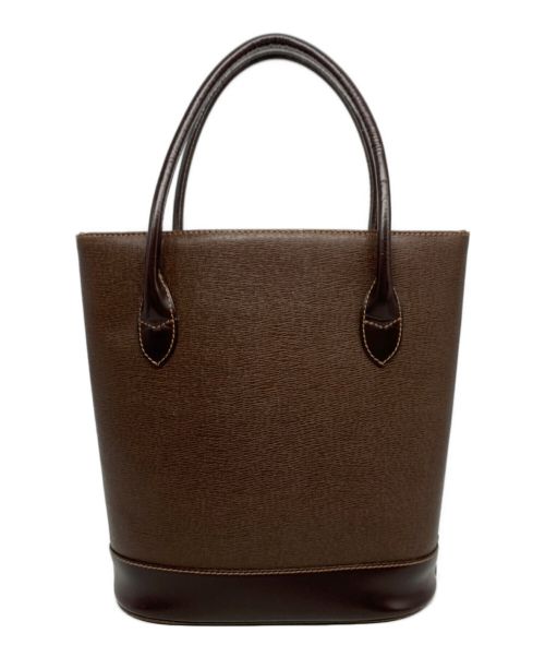 BURBERRY（バーバリー）BURBERRY (バーバリー) ハンドバッグ ブラウンの古着・服飾アイテム