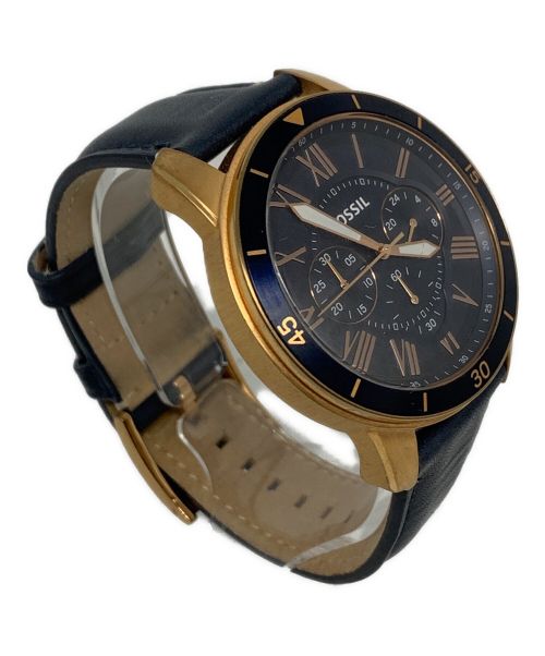 FOSSIL（フォッシル）FOSSIL (フォッシル) Grant Sport Blue Dial Men's Chronograph Watchの古着・服飾アイテム