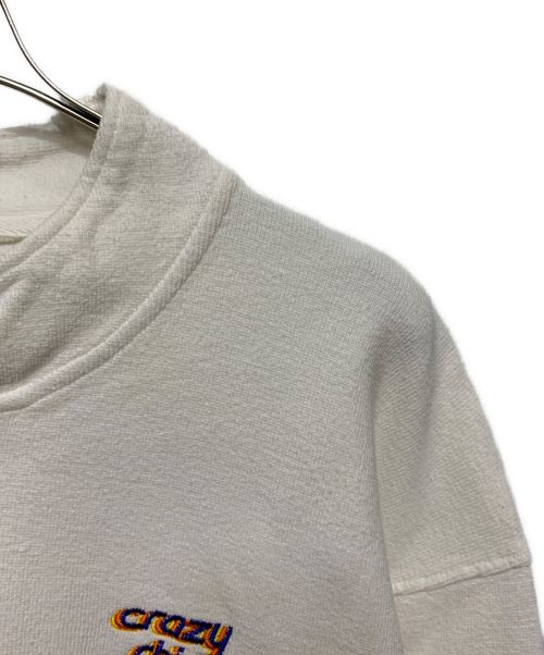 crazy shirts（クレイジーシャツ）crazy shirts (クレイジーシャツ) ヘンリーネックスウェット ホワイト サイズ:Lの古着・服飾アイテム