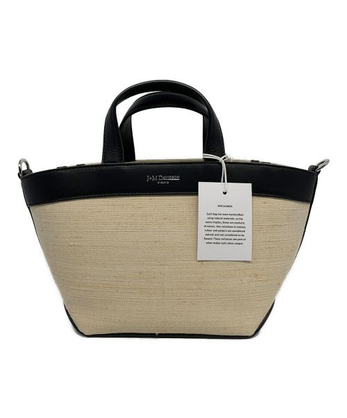 J&M DAVIDSON（ジェイ＆エム デヴィッドソン）J&M DAVIDSON (ジェイ＆エム デヴィッドソン) small voyage tote ベージュ×ブラックの古着・服飾アイテム