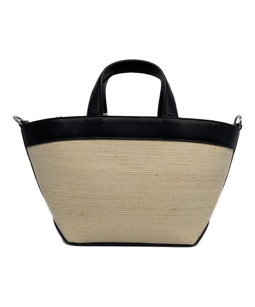 J&M DAVIDSON（ジェイ＆エム デヴィッドソン）J&M DAVIDSON (ジェイ＆エム デヴィッドソン) small voyage tote ベージュ×ブラックの古着・服飾アイテム