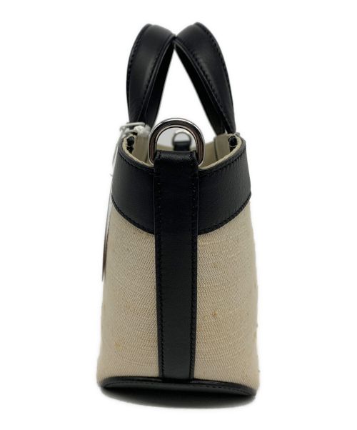 J&M DAVIDSON（ジェイ＆エム デヴィッドソン）J&M DAVIDSON (ジェイ＆エム デヴィッドソン) small voyage tote ベージュ×ブラックの古着・服飾アイテム