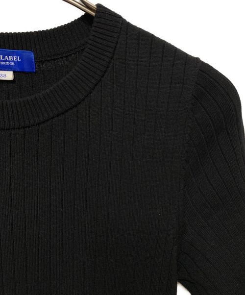 BLUE LABEL CRESTBRIDGE（ブルーレーベルクレストブリッジ）BLUE LABEL CRESTBRIDGE (ブルーレーベルクレストブリッジ) 切替ワンピース ブラック サイズ:.38の古着・服飾アイテム