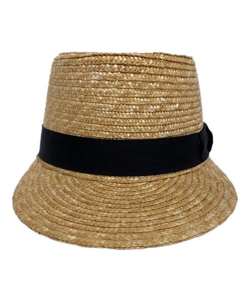 田中帽子店（タナカボウシテン）田中帽子店 (タナカボウシテン) Mathis　麦わらキャップ ナチュラル サイズ:56.5の古着・服飾アイテム