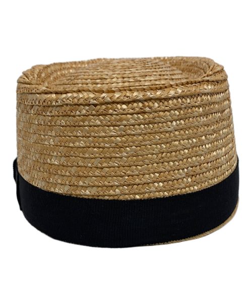 田中帽子店（タナカボウシテン）田中帽子店 (タナカボウシテン) Mathis　麦わらキャップ ナチュラル サイズ:56.5の古着・服飾アイテム