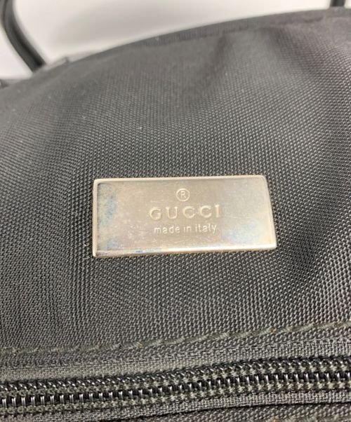 GUCCI（グッチ）GUCCI (グッチ) ボストンバッグ ブラックの古着・服飾アイテム