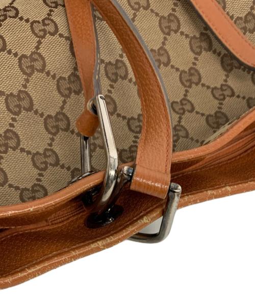 GUCCI（グッチ）GUCCI (グッチ) GGキャンバスミニトートバッグ ブラウンの古着・服飾アイテム