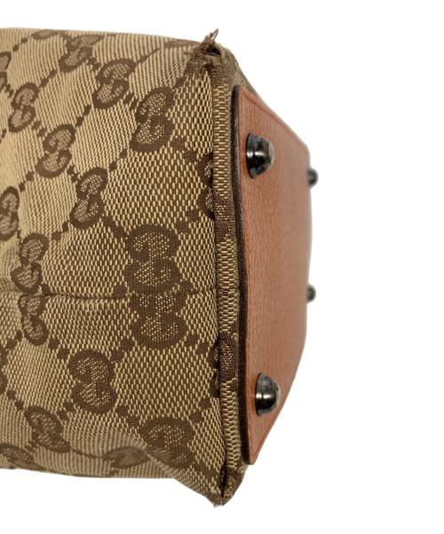 GUCCI（グッチ）GUCCI (グッチ) GGキャンバスミニトートバッグ ブラウンの古着・服飾アイテム