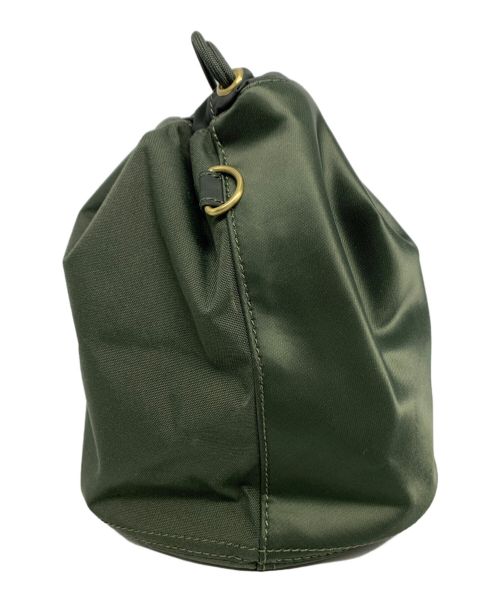 Kipling（キプリング）Kipling  (キプリング) BEAMS (ビームス) 2WAYバケツバッグ オリーブの古着・服飾アイテム