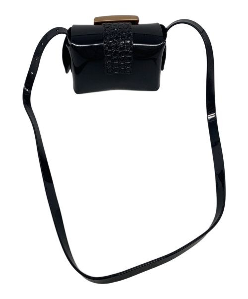 melissa（メリッサ）melissa (メリッサ) VIKTOR&ROLF (ヴィクター＆ロルフ) Buckle Up ショルダーバッグ ブラック×ブラウンの古着・服飾アイテム