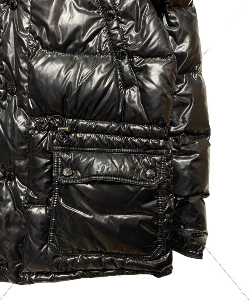 MONCLER（モンクレール）MONCLER (モンクレール) リバーシブルダウンジャケット ブラック サイズ:1の古着・服飾アイテム