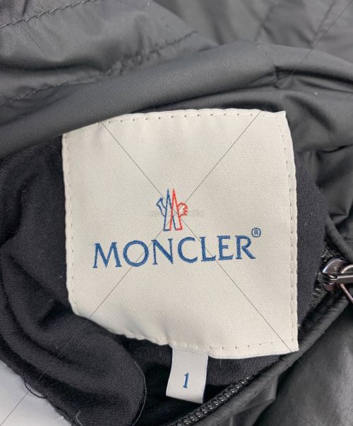 MONCLER（モンクレール）MONCLER (モンクレール) リバーシブルダウンジャケット ブラック サイズ:1の古着・服飾アイテム