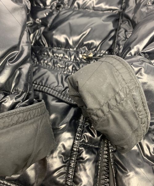MONCLER（モンクレール）MONCLER (モンクレール) リバーシブルダウンジャケット ブラック サイズ:1の古着・服飾アイテム