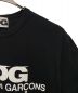 COMME des GARCONS (コムデギャルソン) CDGプリントTシャツ ブラック サイズ:L：5000円