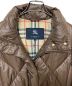 中古・古着 BURBERRY LONDON (バーバリーロンドン) ロングダウンコート ブラウン サイズ:40：16000円